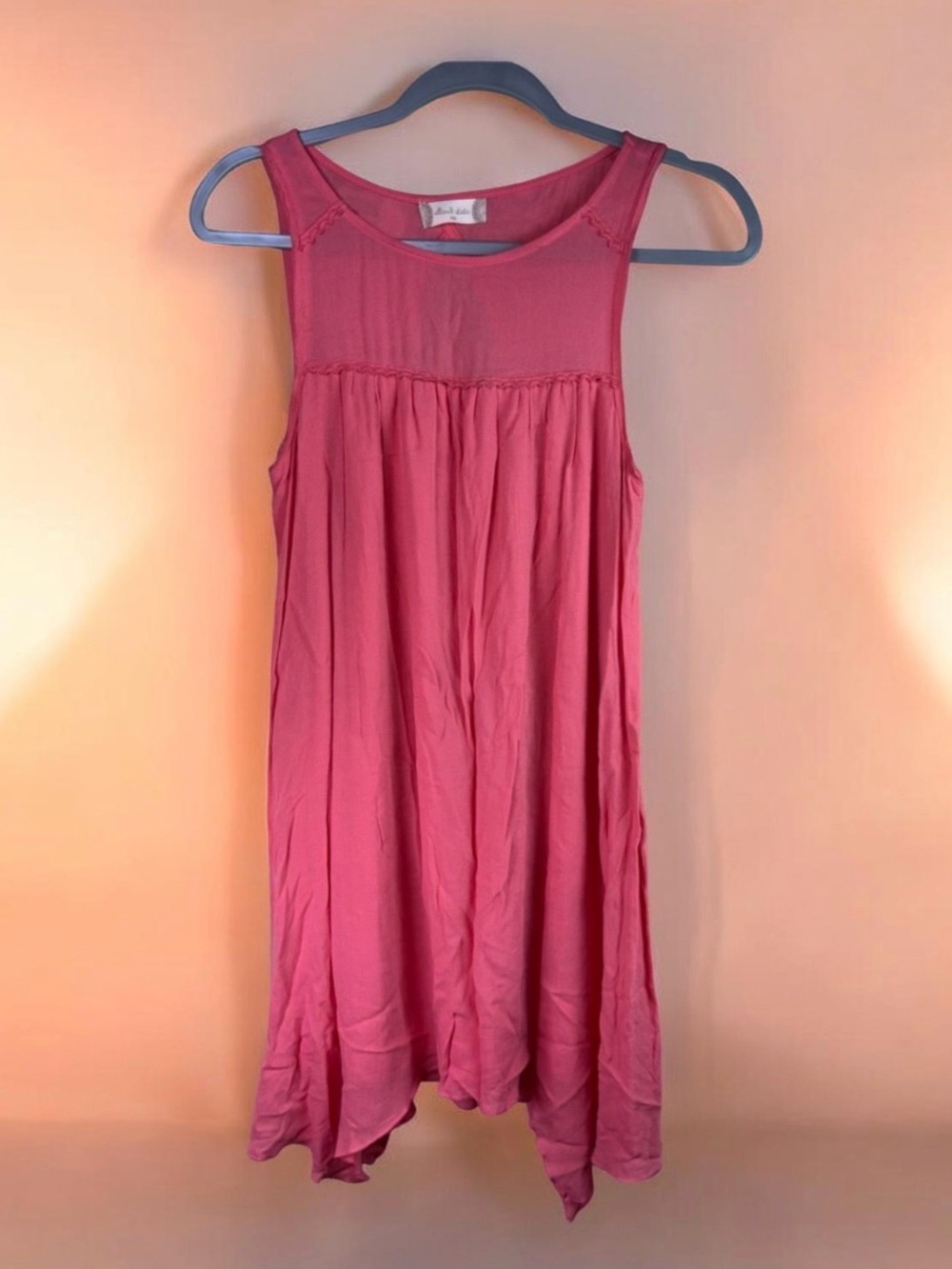 Alter’d State Pink Sleeveless Flowy Sundress